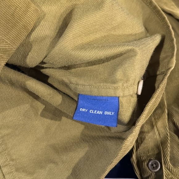 Faconnable corduroy button down shirt size XL women’s - Picture 7 of 8